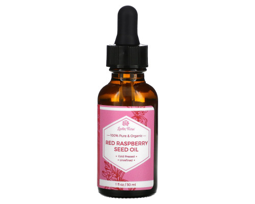 Leven Rose, 100% чистое и органическое масло семян красной малины, 1 жидкая унция (30 мл) Leven Rose, 100% чистое и органическое масло семян красной малины, 1 жидкая унция (30 мл)