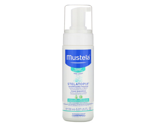 Mustela, Stelatopia Foam Shampoo, 5.07 fl oz (150 ml) Mustela, Stelatopia Foam Shampoo, 5.07 fl oz (150 ml)