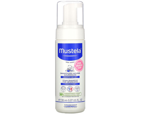 Mustela, Foam Shampoo for Newborns, 5.07 fl oz (150 ml) Mustela, Foam Shampoo for Newborns, 5.07 fl oz (150 ml)