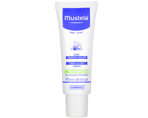 Mustela, Cradle Cap Cream, 1.35 fl oz (40 ml) Mustela, Cradle Cap Cream, 1.35 fl oz (40 ml)