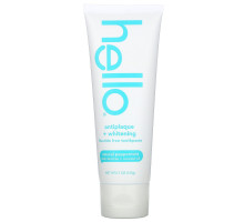 Hello, Antiplaque + Whitening Fluoride Free Toothpaste, Natural Peppermint, 4.7 oz (133 g)