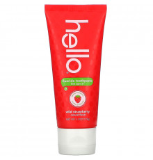 Hello, Kids, Fluoride Toothpaste, Wild Strawberry, 4.2 oz (119 g)