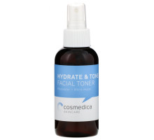 Cosmedica Skincare, Увлажняющий и тонизирующий тоник для лица, розовая вода + гамамелис, 4 унции (120 мл)
