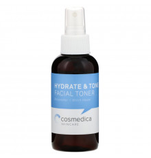 Cosmedica Skincare, Увлажняющий и тонизирующий тоник для лица, розовая вода + гамамелис, 4 унции (120 мл)