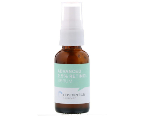 Cosmedica Skincare, Усоверешенствованная 2,5% сыворотка с ретинолом, 1 унц. (30 мл) Cosmedica Skincare, Усоверешенствованная 2,5% сыворотка с ретинолом, 1 унц. (30 мл)