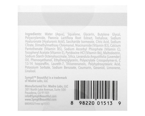 Sympli Beautiful, Rejuvenating Night Cream, 2 fl. oz (60 ml) Sympli Beautiful, Rejuvenating Night Cream, 2 fl. oz (60 ml)