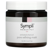 Sympli Beautiful, Activated Charcoal Pore Refining Mask, 4 fl oz (120 ml)