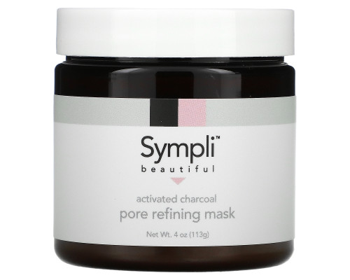 Sympli Beautiful, Activated Charcoal Pore Refining Mask, 4 fl oz (120 ml) Sympli Beautiful, Activated Charcoal Pore Refining Mask, 4 fl oz (120 ml)