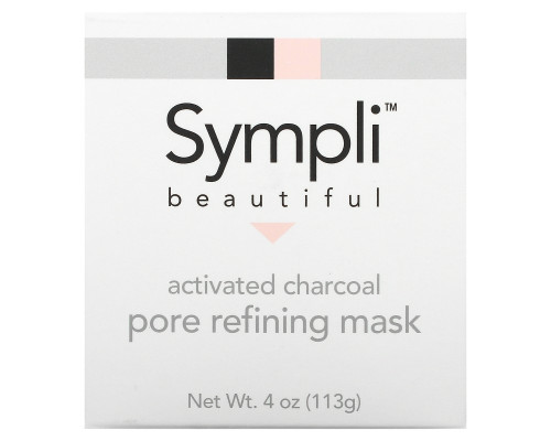 Sympli Beautiful, Activated Charcoal Pore Refining Mask, 4 fl oz (120 ml) Sympli Beautiful, Activated Charcoal Pore Refining Mask, 4 fl oz (120 ml)