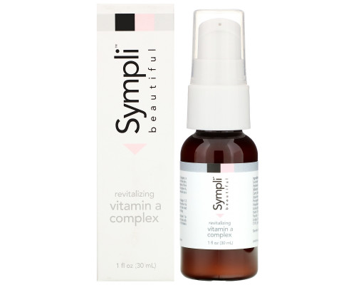 Sympli Beautiful, Revitalizing Vitamin A Complex, 1 fl oz (30 ml) Sympli Beautiful, Revitalizing Vitamin A Complex, 1 fl oz (30 ml)