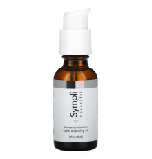 Sympli Beautiful, Illuminating Antioxidant Facial Cleansing Oil, 1 fl oz (30 ml)