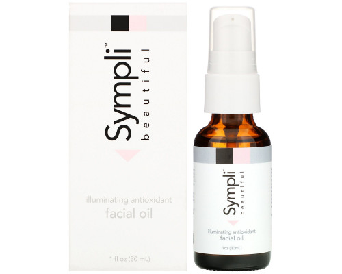 Sympli Beautiful, Illuminating Antioxidant Facial Oil, 1 fl oz (30 ml) Sympli Beautiful, Illuminating Antioxidant Facial Oil, 1 fl oz (30 ml)