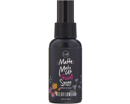 J.Cat Beauty, Cпрей для фиксации макияжа Matte Make Up Setting Spray, SS101 «Дикие цветы», 80 мл J.Cat Beauty, Cпрей для фиксации макияжа Matte Make Up Setting Spray, SS101 «Дикие цветы», 80 мл