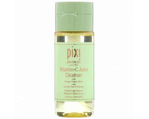 Pixi Beauty, Skintreats, Vitamin-C Juice Cleanser, Brightening Cleanser, 5.07 fl oz (150 ml) Pixi Beauty, Skintreats, Vitamin-C Juice Cleanser, Brightening Cleanser, 5.07 fl oz (150 ml)