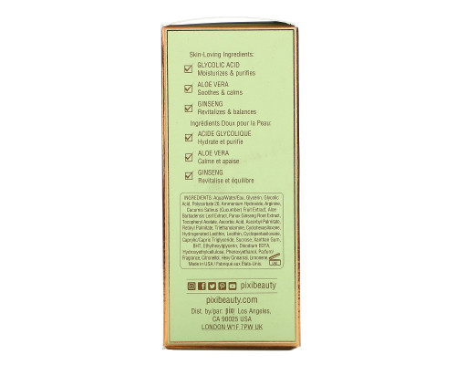 Pixi Beauty, Skintreats, Glow Tonic Serum, 1.01 fl oz (30 ml) Pixi Beauty, Skintreats, Glow Tonic Serum, 1.01 fl oz (30 ml)