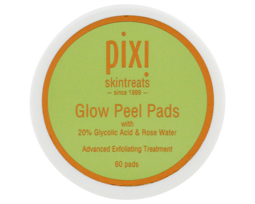 Pixi Beauty, Glow Peel Pads, современный уход и отшелушивание, 60 мягких дисков Pixi Beauty, Glow Peel Pads, современный уход и отшелушивание, 60 мягких дисков