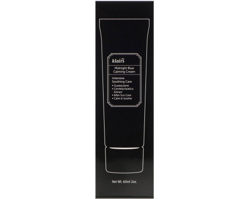 Dear, Klairs, Midnight Blue Calming Cream, 2 oz (60 ml) Dear, Klairs, Midnight Blue Calming Cream, 2 oz (60 ml)