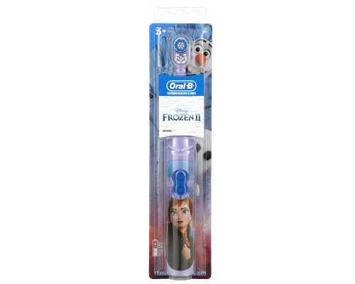 Oral-B, Kids, Frozen, Pro Health Jr., Battery Toothbrush, Soft, 3+ Years, 1 Toothbrush Oral-B, Kids, Frozen, Pro Health Jr., Battery Toothbrush, Soft, 3+ Years, 1 Toothbrush