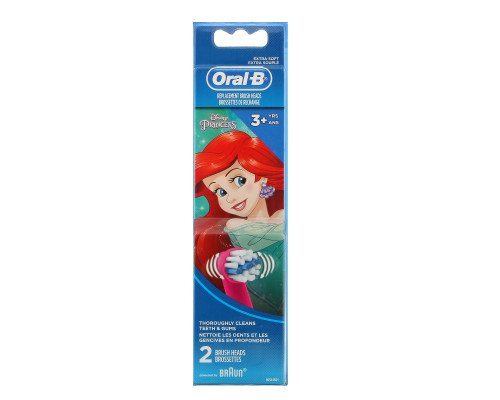 Oral-B, Kids, Disney Princess, Replacement Brush Heads, Extra Soft, 3+ Years, 2 Brush Heads Oral-B, Kids, Disney Princess, Replacement Brush Heads, Extra Soft, 3+ Years, 2 Brush Heads