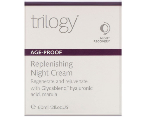 Trilogy, Age-Proof, восстанавливающий ночной крем, 60 мл Trilogy, Age-Proof, восстанавливающий ночной крем, 60 мл