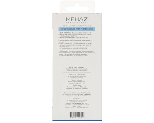 Mehaz, The Original Edge, кусачки, розовые, 1 шт. Mehaz, The Original Edge, кусачки, розовые, 1 шт.