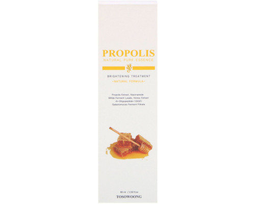 Tosowoong, Propolis Natural Pure Essence, Brightening Treatment, 60 ml Tosowoong, Propolis Natural Pure Essence, Brightening Treatment, 60 ml