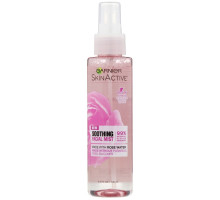Garnier, SkinActive, успокаивающий спрей для лица с розовой водой, 130 мл