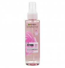 Garnier, SkinActive, успокаивающий спрей для лица с розовой водой, 130 мл