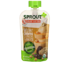 Sprout Organic, Детское питание, Этап 3, Мускатная тыква, нут, киноа, финики, 4 унц. (113 г)