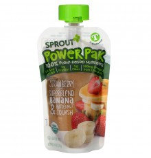 Sprout Organic, Power Pak, 12 Months & Up, Strawberry with Superblend Banana & Butternut Squash, 4.0 oz (113 g)