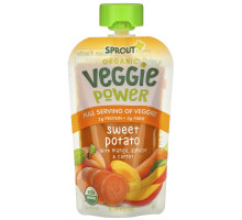 Sprout Organic, Veggie Power, Sweet Potato with Mango, Apricot & Carrot, 4 oz (113 g)