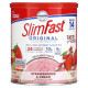Для похудения и контроля веса SlimFast, Original, коктейльная смесь-заменитель пищи, клубника со сливками, 364 г (12,83 унции)