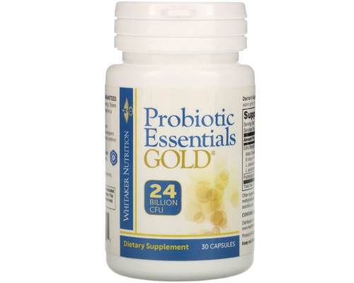 Dr. Whitaker, Probiotic Essentials Gold, 24 Billion CFU, 30 Capsules Dr. Whitaker, Probiotic Essentials Gold, 24 Billion CFU, 30 Capsules