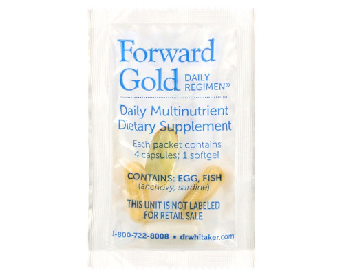 Dr. Whitaker, Forward Gold Daily Regimen, For Adults 65+, 60 Packets Dr. Whitaker, Forward Gold Daily Regimen, For Adults 65+, 60 Packets