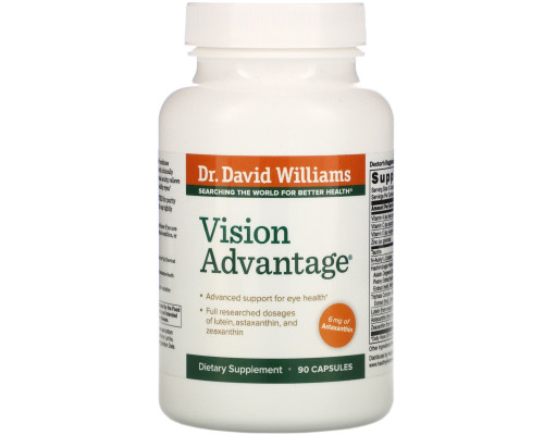 Dr. Williams, Vision Advantage, 90 Capsules Dr. Williams, Vision Advantage, 90 Capsules