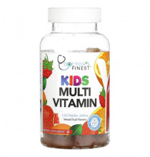 Детское здоровье Doctor's Finest, Мультивитамины для детей, фруктовое ассорти, 120 желе с пектином