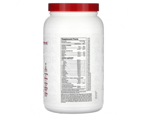 Аминокислоты Metabolic Nutrition, Hydra EAA, арбуз, 1000 г (35,2 унции) Аминокислоты Metabolic Nutrition, Hydra EAA, арбуз, 1000 г (35,2 унции)
