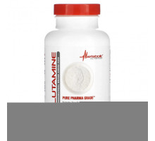 Аминокислоты Metabolic Nutrition, L-глютамин, без добавок, 100 г (3,52 унции)