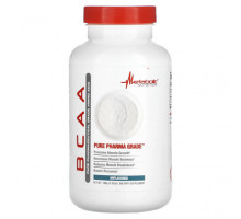 Аминокислоты Metabolic Nutrition, BCAA, без добавок, 100 г (3,52 унции)