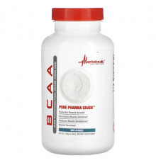 Аминокислоты Metabolic Nutrition, BCAA, без добавок, 100 г (3,52 унции)