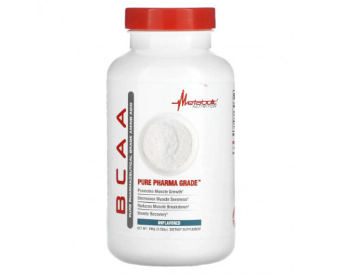 Аминокислоты Metabolic Nutrition, BCAA, без добавок, 100 г (3,52 унции) Аминокислоты Metabolic Nutrition, BCAA, без добавок, 100 г (3,52 унции)