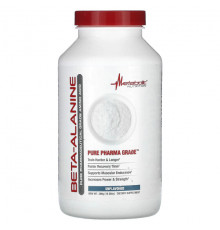 Аминокислоты Metabolic Nutrition, Бета-аланин, без добавок, 300 г (10,58 унции)
