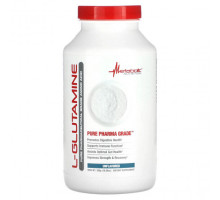 Аминокислоты Metabolic Nutrition, L-глютамин, без добавок, 300 г (10,58 унции)