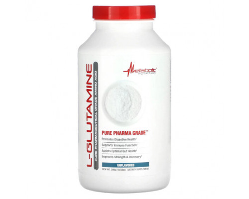 Аминокислоты Metabolic Nutrition, L-глютамин, без добавок, 300 г (10,58 унции) Аминокислоты Metabolic Nutrition, L-глютамин, без добавок, 300 г (10,58 унции)