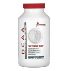 Аминокислоты Metabolic Nutrition, BCAA, без добавок, 300 г (10,58 унции)
