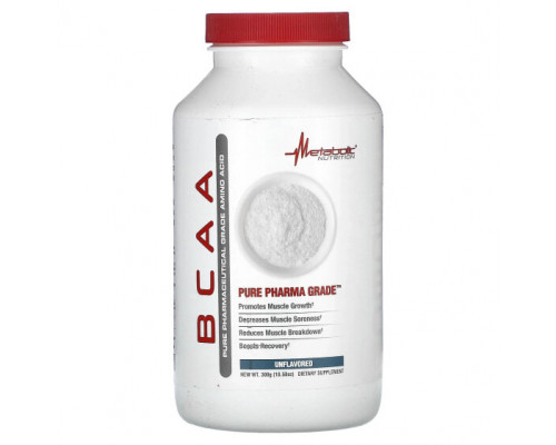 Аминокислоты Metabolic Nutrition, BCAA, без добавок, 300 г (10,58 унции) Аминокислоты Metabolic Nutrition, BCAA, без добавок, 300 г (10,58 унции)