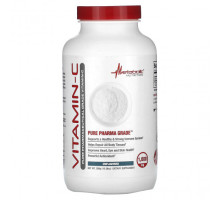 Витамин C Metabolic Nutrition, Витамин C, без добавок, 1000 мг, 300 г (10,58 унции)