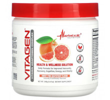 Витаминно-минеральные комплексы Metabolic Nutrition, VitaGen, комплекс витаминов и адаптогенов, сладкий розовый грейпфрут, 240 г (8,47 унции)