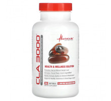Для похудения и контроля веса Metabolic Nutrition, CLA 3000, 1000 мг, 90 мягких таблеток