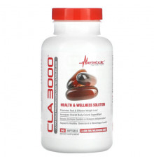 Для похудения и контроля веса Metabolic Nutrition, CLA 3000, 1000 мг, 90 мягких таблеток